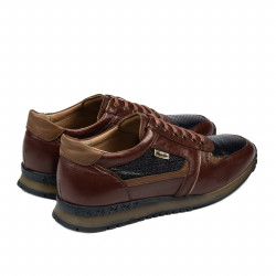 Pantofi sport barbati 833 maro+indigo