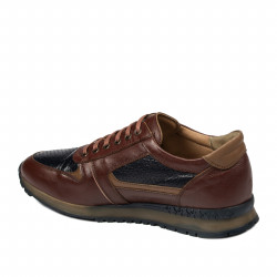 Pantofi sport barbati 833 maro+indigo