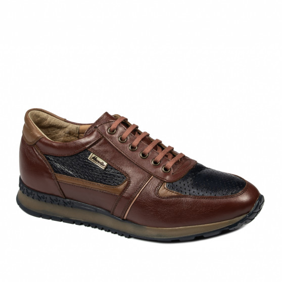 Pantofi sport barbati 833 maro+indigo Pantofi sport barbati 833 maro+indigo
