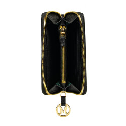 204g női pénztárca fekete kaviár