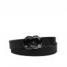 Curea dama 37m negru presat