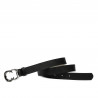 Curea dama 37m negru presat