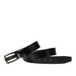 Curea barbati 72b negru lucios