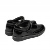 Pantofi copii mici 56c lac negru combinat