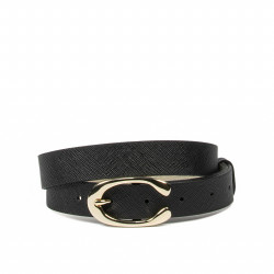 Curea dama 35m negru presat