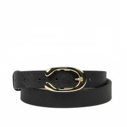 Curea dama 35m negru presat