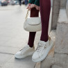Pantofi sport dama 6077 bej combinat lifestyle