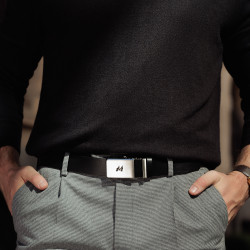Curea barbati 76b negru lifestyle