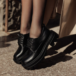 Pantofi casual dama 6076 negru lifestyle