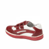 Pantofi copii mici 16-1c rosu+alb