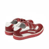 Pantofi copii mici 16-1c rosu+alb