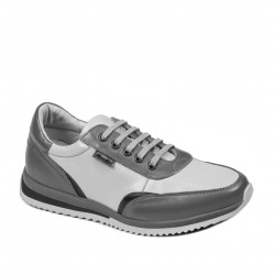 Pantofi sport adolescenti 374 gri combinat