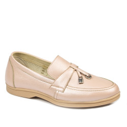 Mocasini dama 6054 pudra sidef