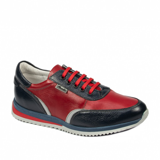 Pantofi sport adolescenti 374 indigo+rosu Pantofi sport adolescenti 374 indigo+rosu