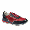 Pantofi sport adolescenti 374 indigo+rosu