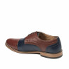 Pantofi eleganti barbati 880 maro+indigo