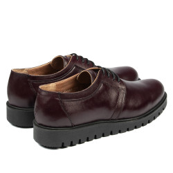 Pantofi casual dama 6007 bordo