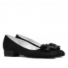 Pantofi eleganti/casual dama 1290 negru antilopa