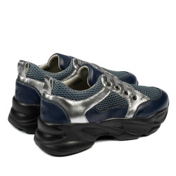 Pantofi sport dama 6038 indigo combinat