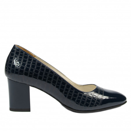 Pantofi eleganti dama 1268 lac indigo