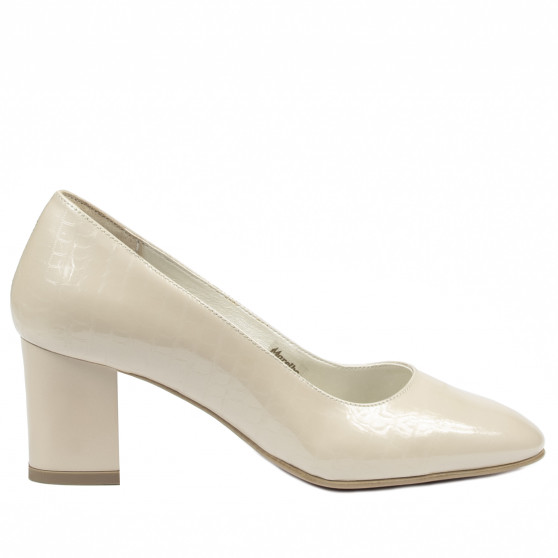 Pantofi eleganti dama 1268 lac ivoriu Pantofi eleganti dama 1268 lac ivoriu