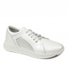 Pantofi sport/casual dama 6010 alb sidef combinat