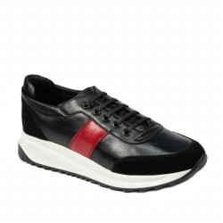 Pantofi sport dama 6030 negru+rosu