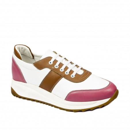 Pantofi sport dama 6030 roz+alb
