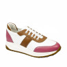 Pantofi sport dama 6030 roz+alb