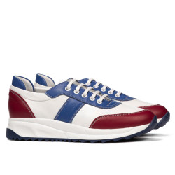 Pantofi sport dama 6030 ciclam+alb