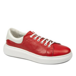 Pantofi sport dama 6008 rosu combinat