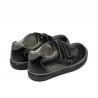 Pantofi copii mici 16c negru+gri