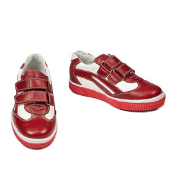 Pantofi copii mici 16c rosu+alb