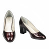 Pantofi eleganti dama 1268 lac bordo