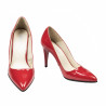 Pantofi eleganti dama 1246 lac rosu