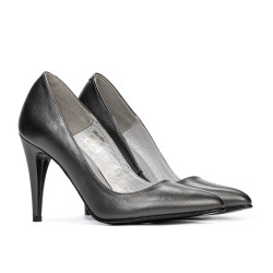 Pantofi eleganti dama 1246 gri sidef