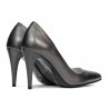 Pantofi eleganti dama 1246 gri sidef