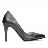 Pantofi eleganti dama 1246 gri sidef