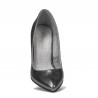 Pantofi eleganti dama 1246 argintiu sidef