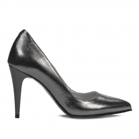 Pantofi eleganti dama 1246 argintiu sidef
