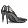 Pantofi eleganti dama 1246 argintiu sidef
