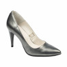 Pantofi eleganti dama 1246 gri metalizat