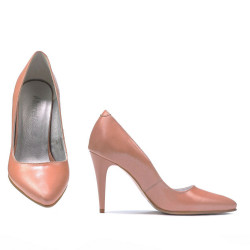 Pantofi eleganti dama 1246 pudra sidef