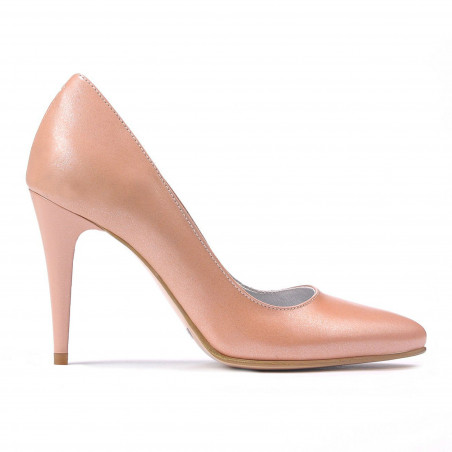 Pantofi eleganti dama 1246 pudra sidef