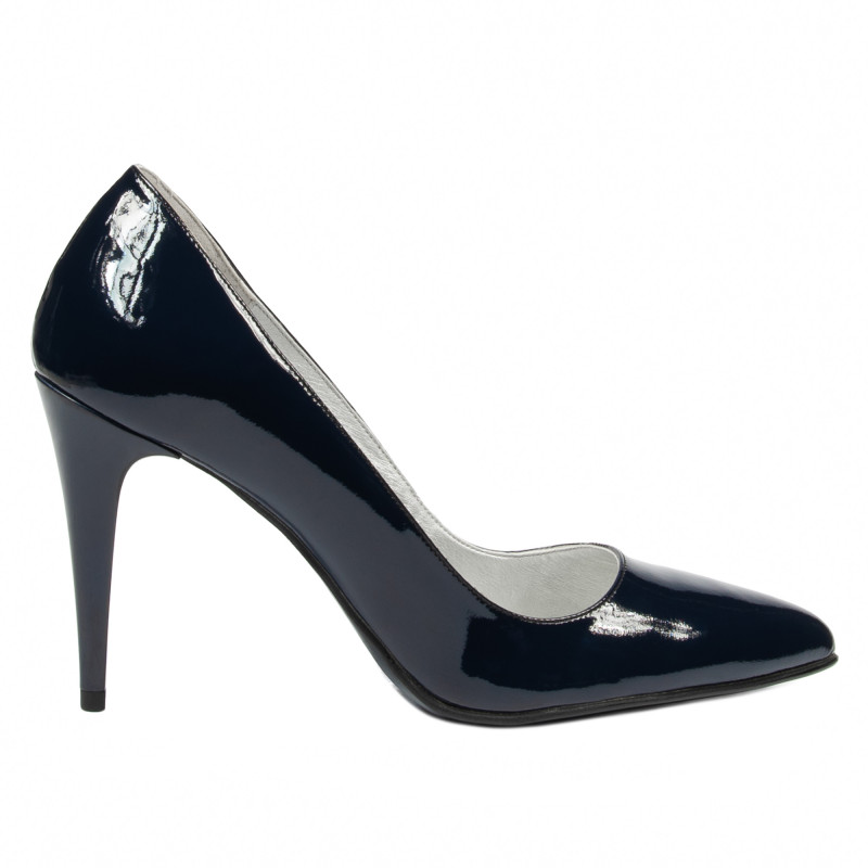Pantofi eleganti dama 1246 lac indigo