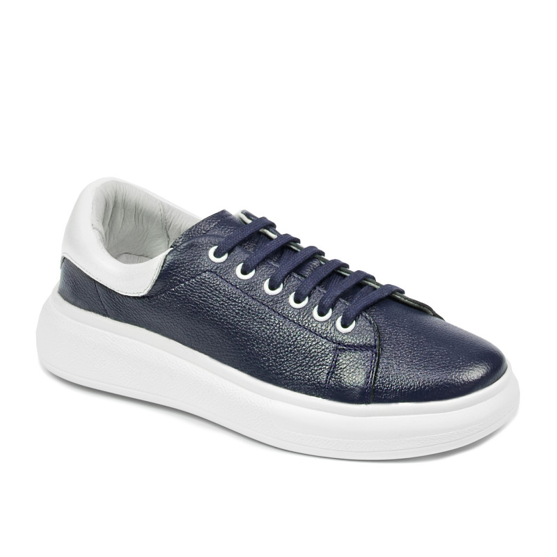 Pantofi sport dama 6008 indigo+alb
