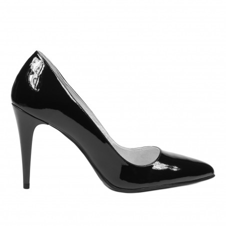 Pantofi eleganti dama 1246 lac negru