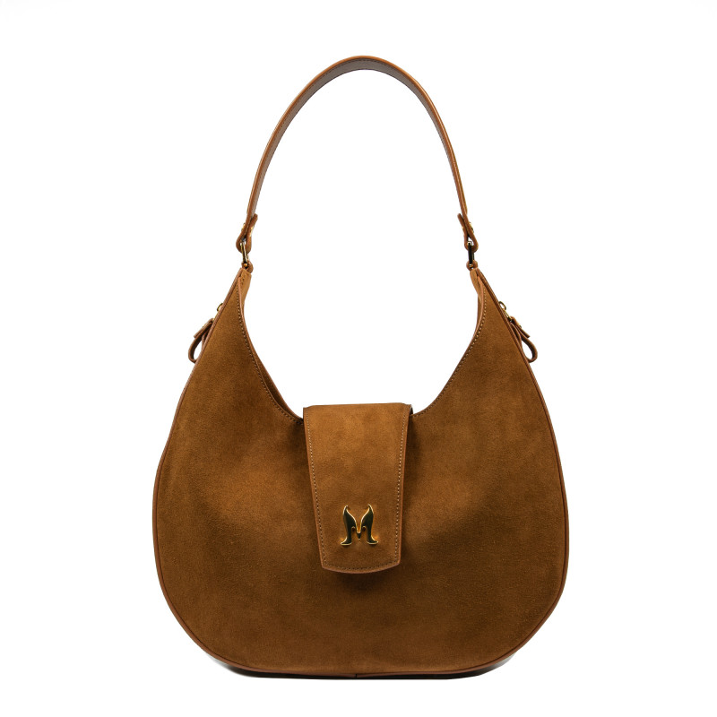 Geanta dama de umar 036g suede maro