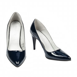 Pantofi eleganti dama 1246 lac indigo
