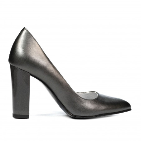 Pantofi eleganti dama 1261 gri sidef